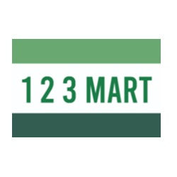 123 mart logo